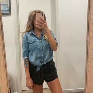 Denim Button Down